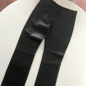 100%Genuine Leather Vintage Leather pants